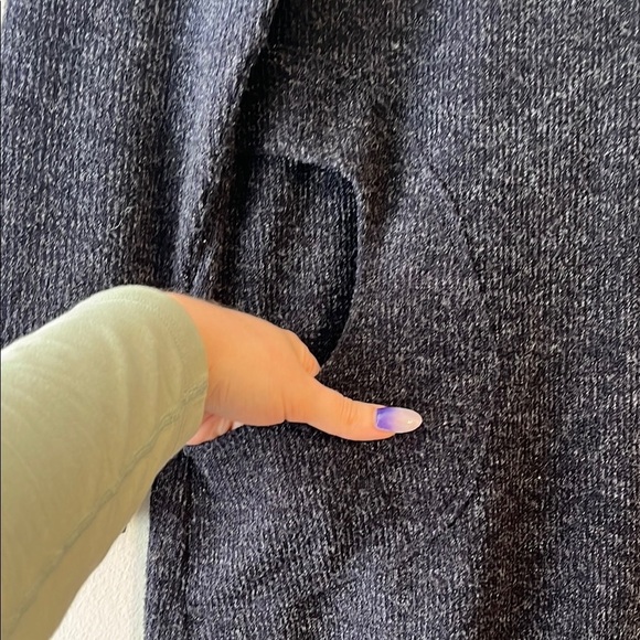 GOOD Clothing South Africa Ribbed Knee-Length Bubble Hem Sweater Dress Navy Blue - Picture 5 of 12